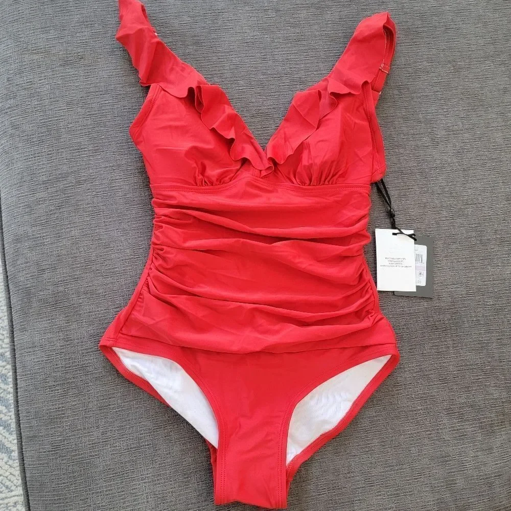 Dkny women red